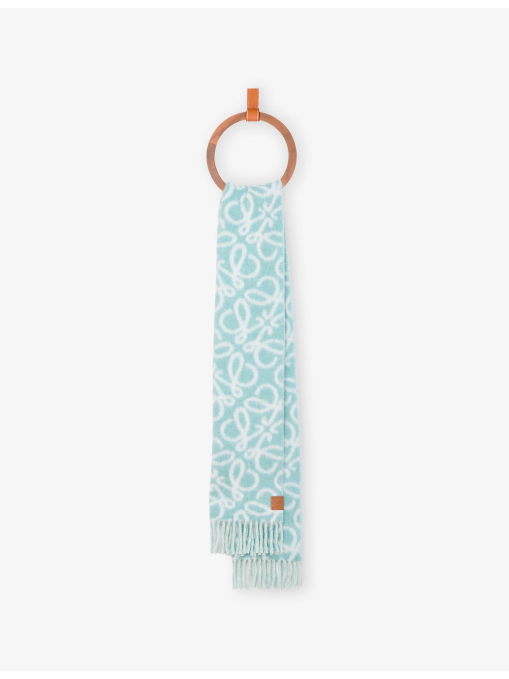 Anagram-Pattern Woven Scarf - 3