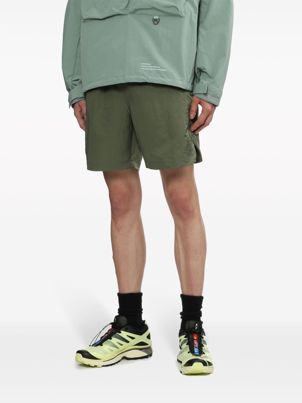 elasticated-waistband track shorts - 3