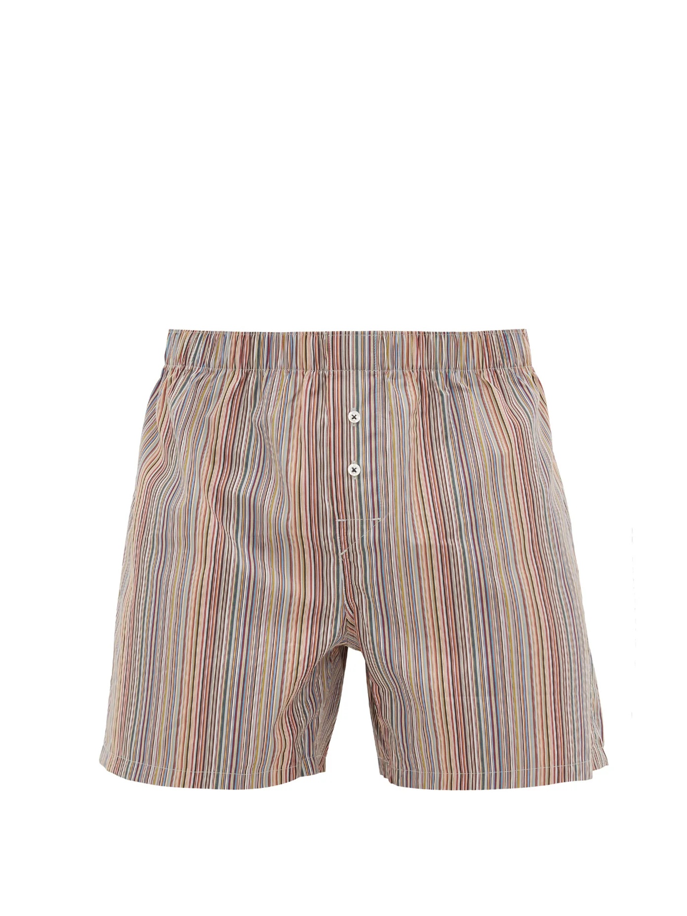 Signature stripe cotton boxer shorts - 1