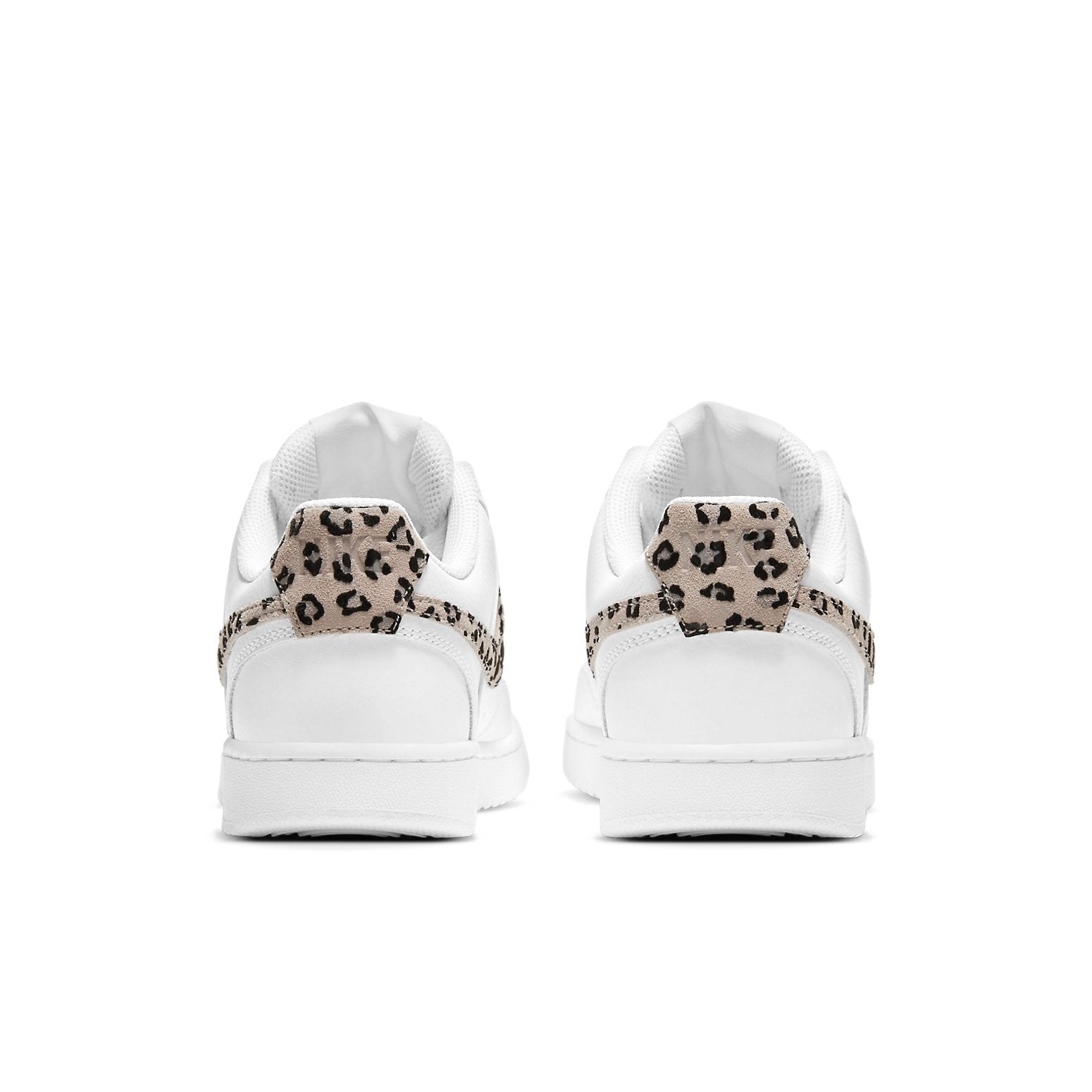 (WMNS) Nike Court Vision Low 'Leopard Swoosh - White' DD9665-100 - 5