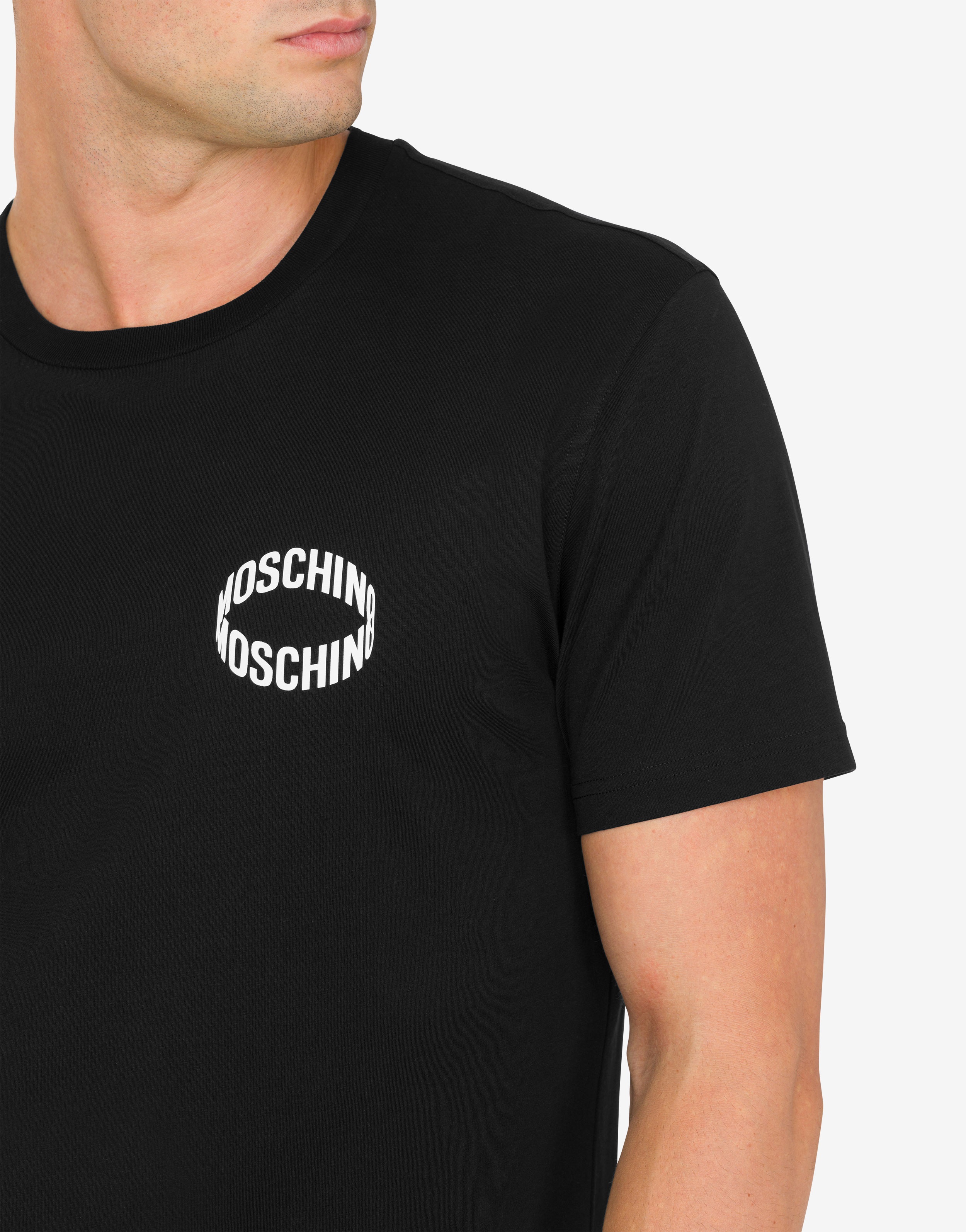 MOSCHINO LOOP JERSEY T-SHIRT - 4