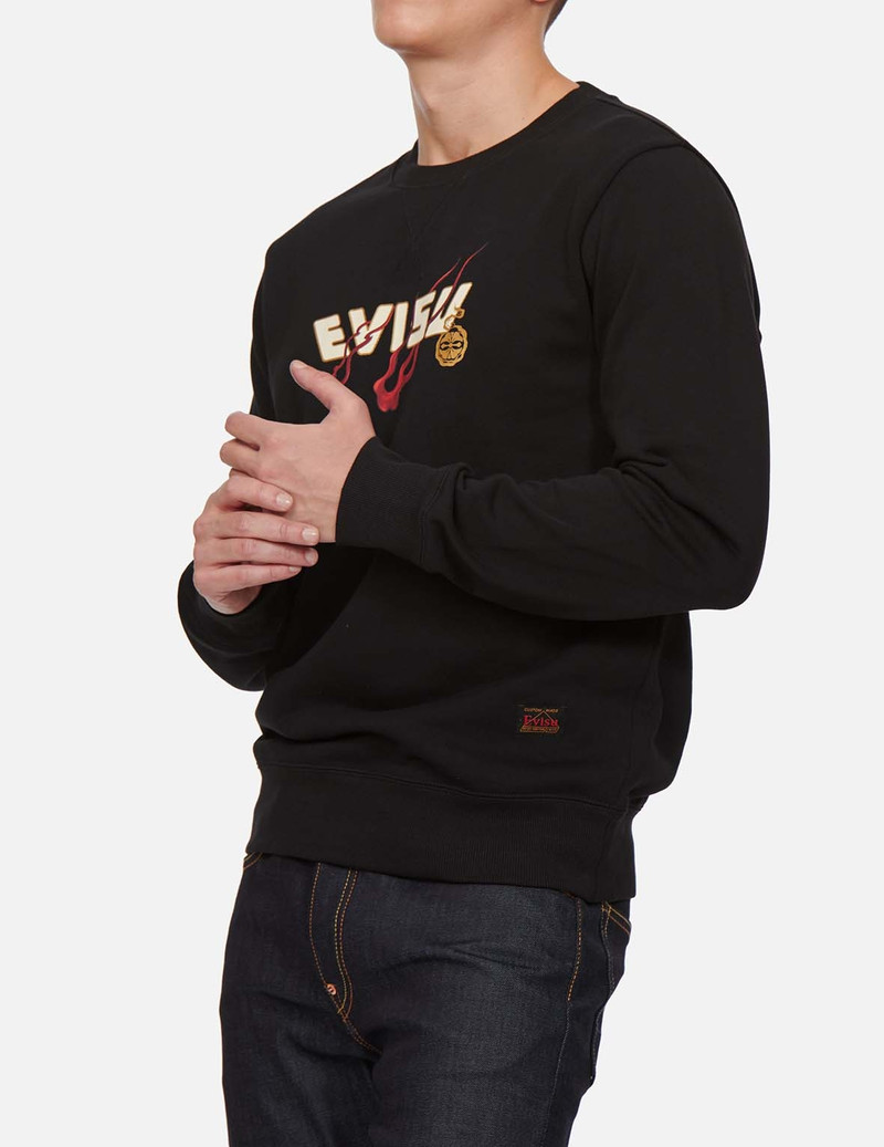 DRAGON-EMBROIDERED DAICOCK PRINT SWEATSHIRT 4