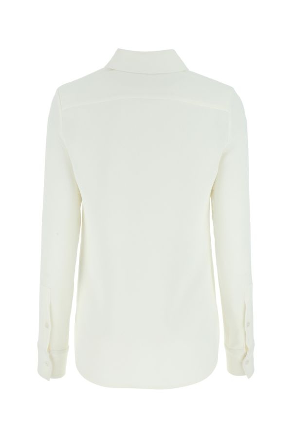 Ivory stretch viscose shirt - 3