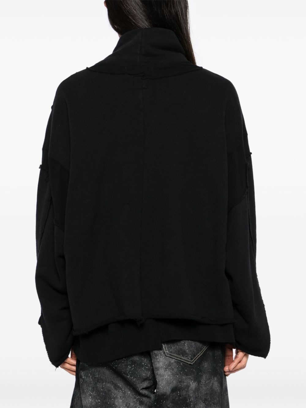 patchwork sweatshirt - 4