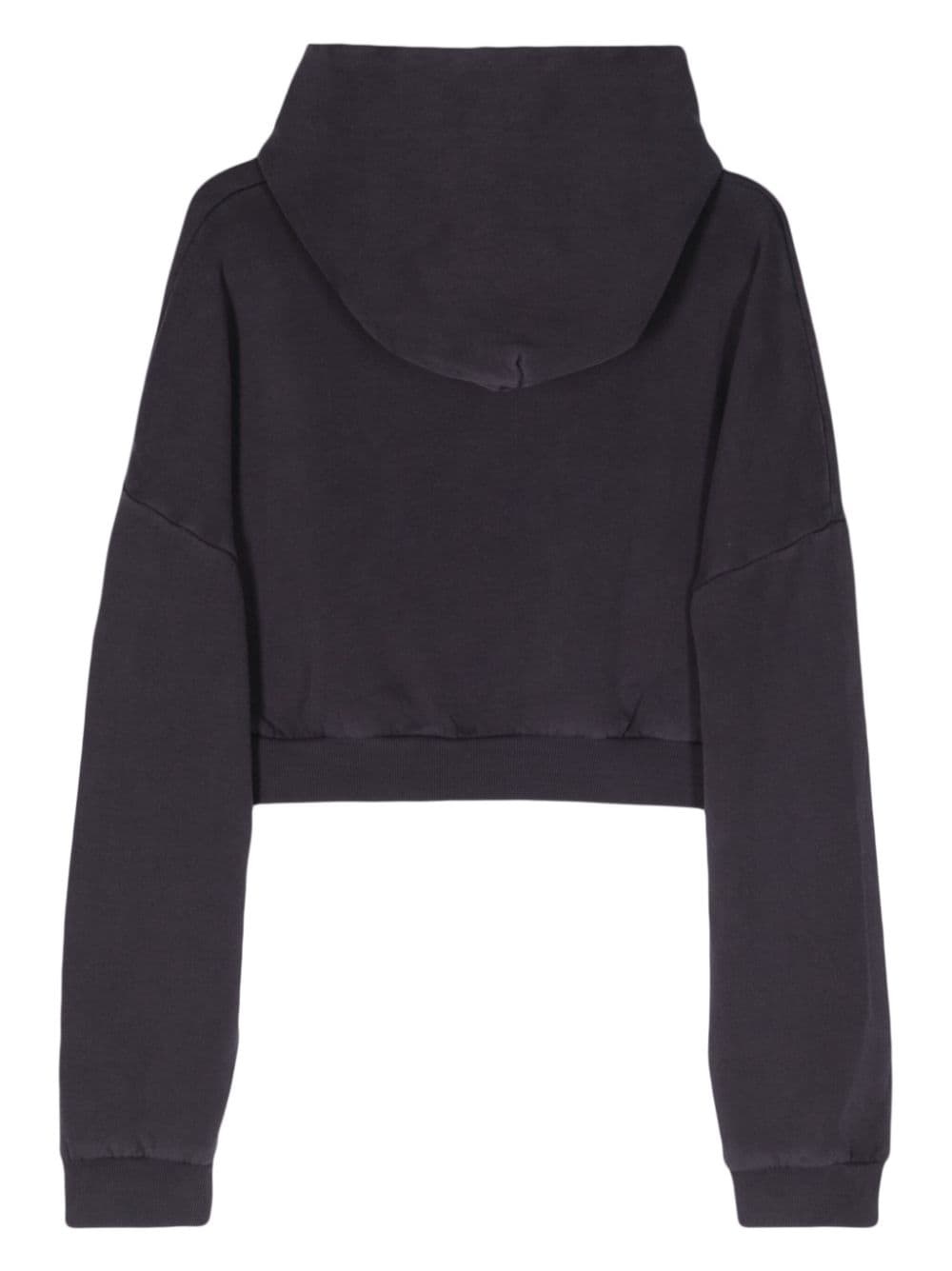 Heavy cropped hoodie - 2