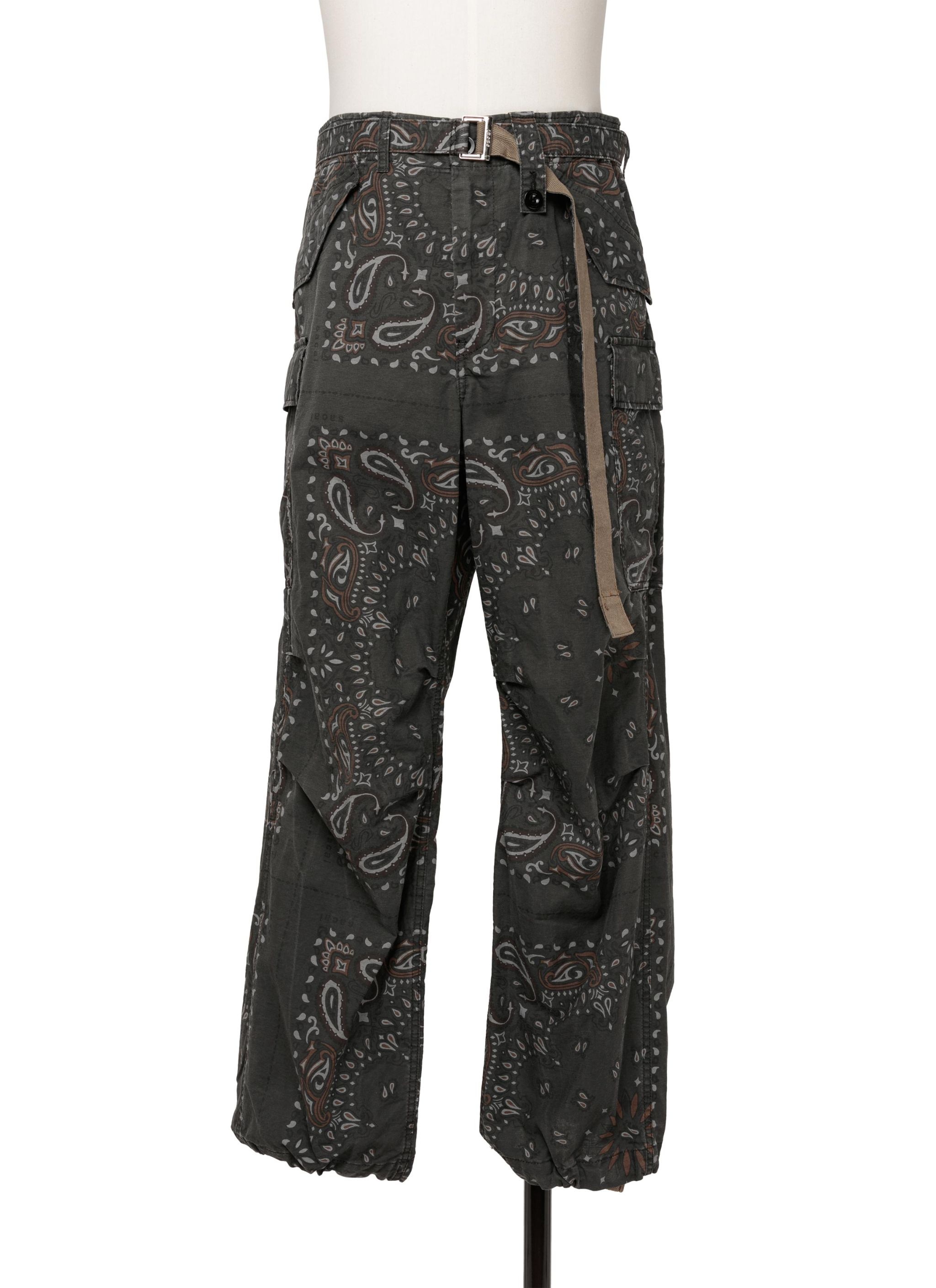 Bandana Print Pants - 1