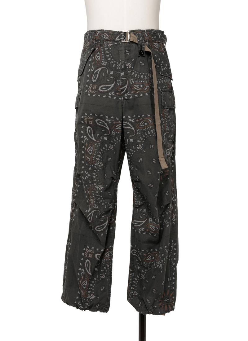 Bandana Print Pants 1