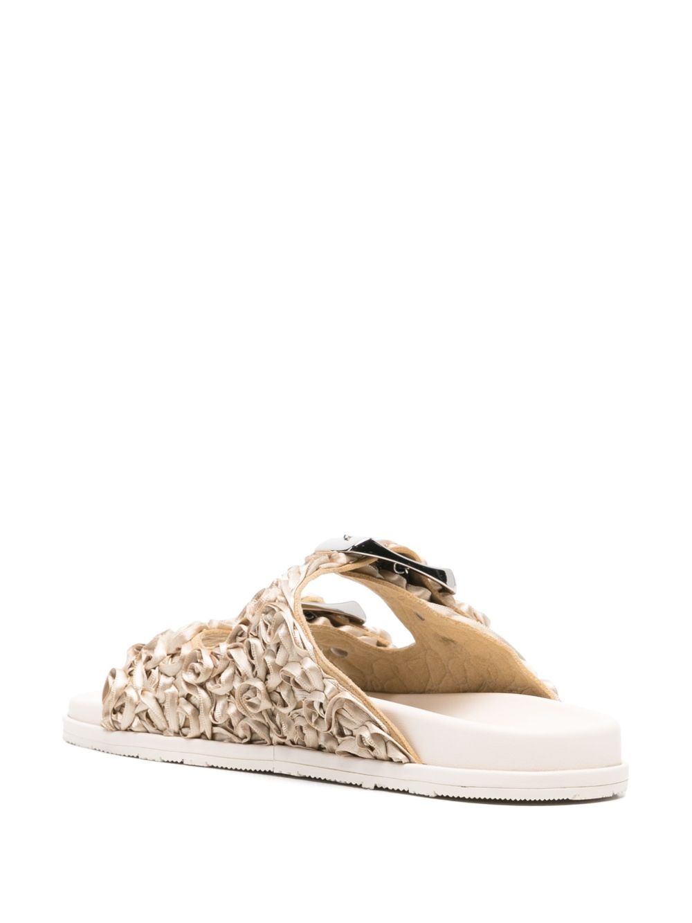 double-buckle sandals - 3