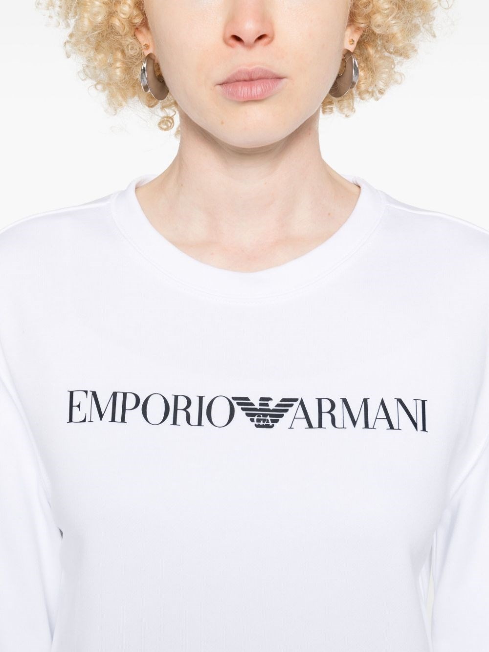 Logo cotton sweatshirt - 3