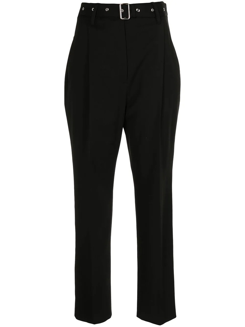 cropped suiting carrot leg trousers 1