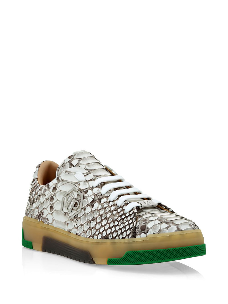 PHILIPP PLEIN python low-top sneakers outlook
