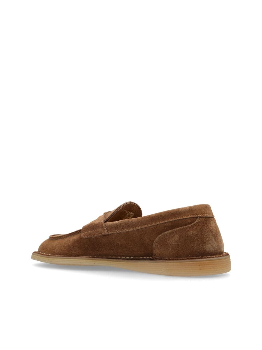 logo-lettering loafers - 5