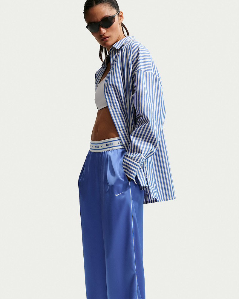 Nike Sportswear Women's Loose Mid-Rise Satin Pants 4
