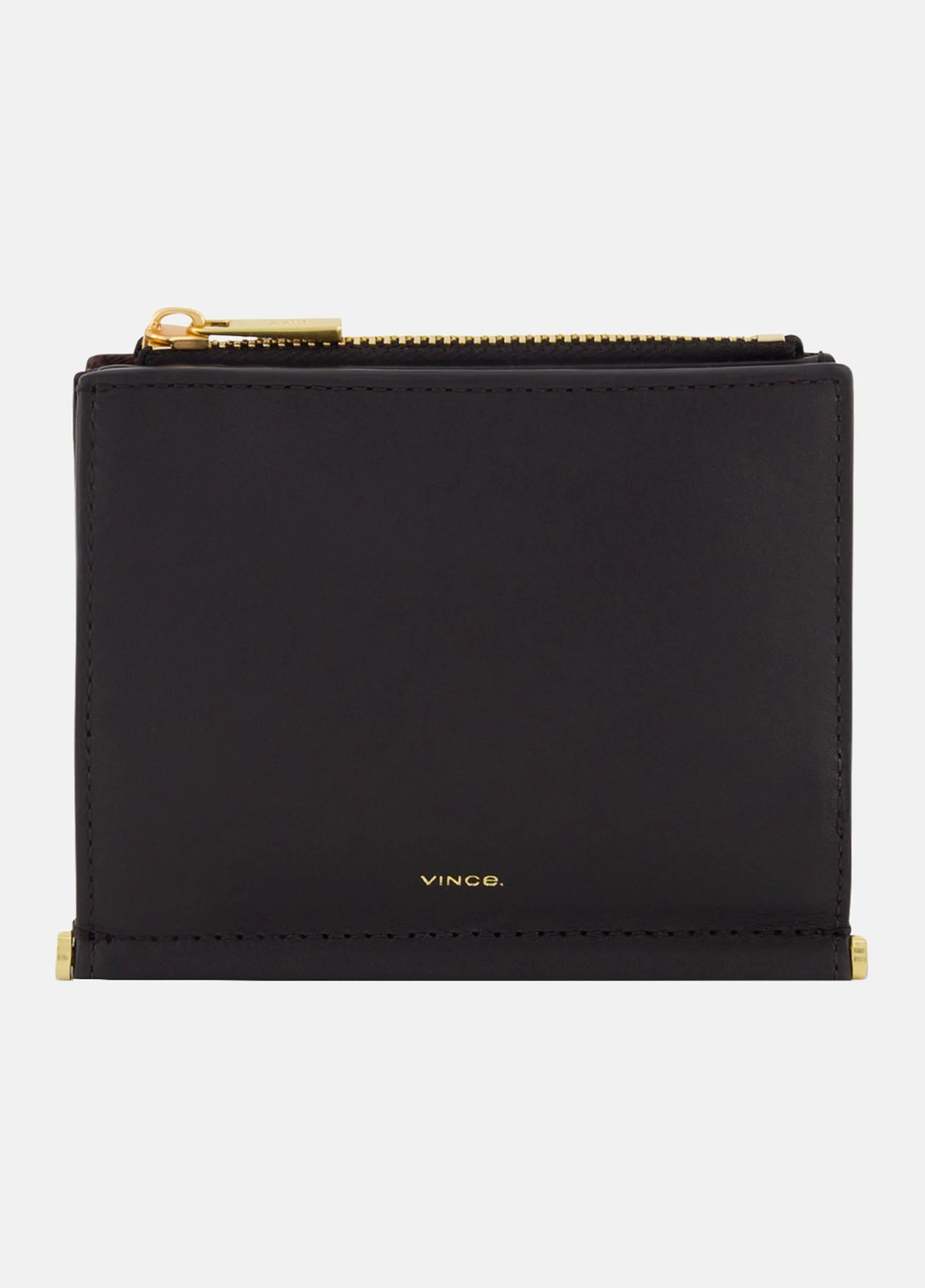 Toggle Bar Leather Bifold Wallet - 1