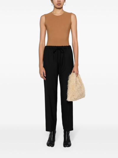 MM6 Maison Margiela single-stitch cropped trousers outlook