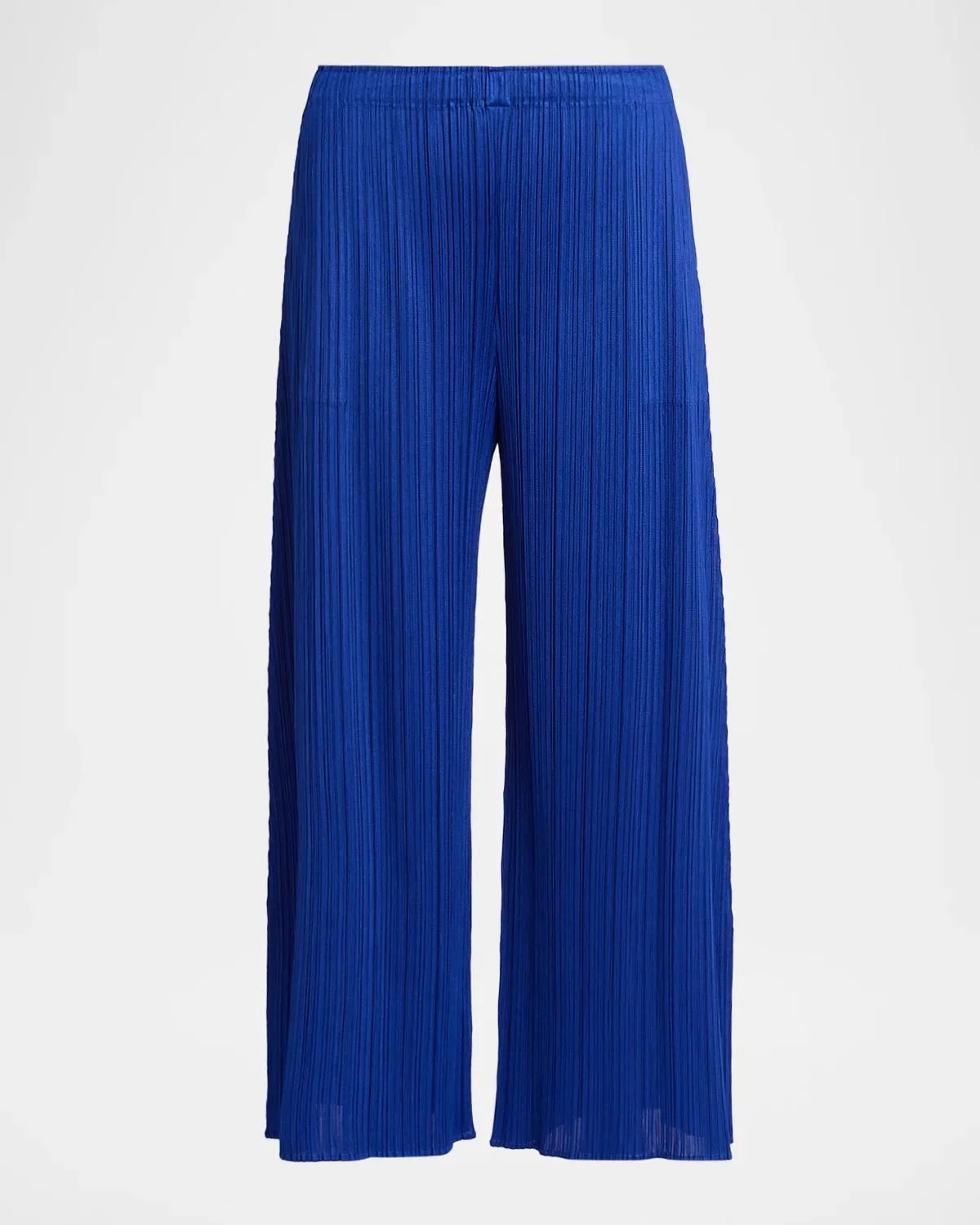 Monthly Colors: July Pleated Wide-Leg Crop Pants - 1