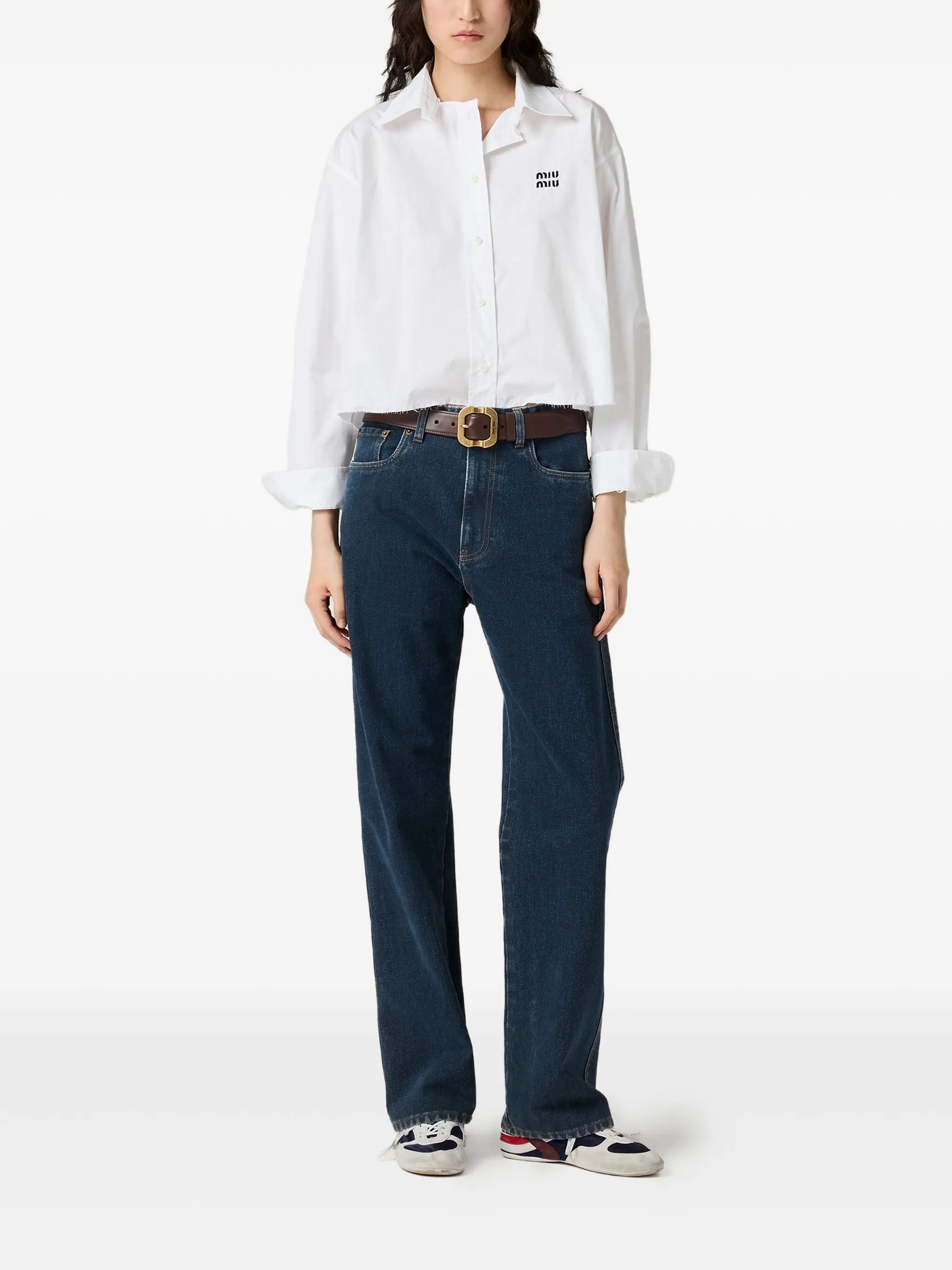 Miu Miu Poplin Shirt - 5