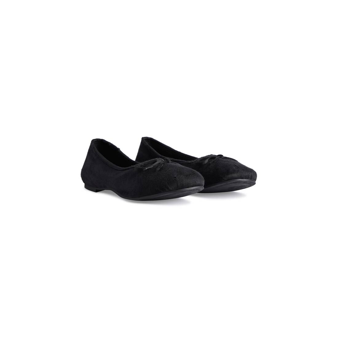 Women's Leopold Ballerina in Black - 2