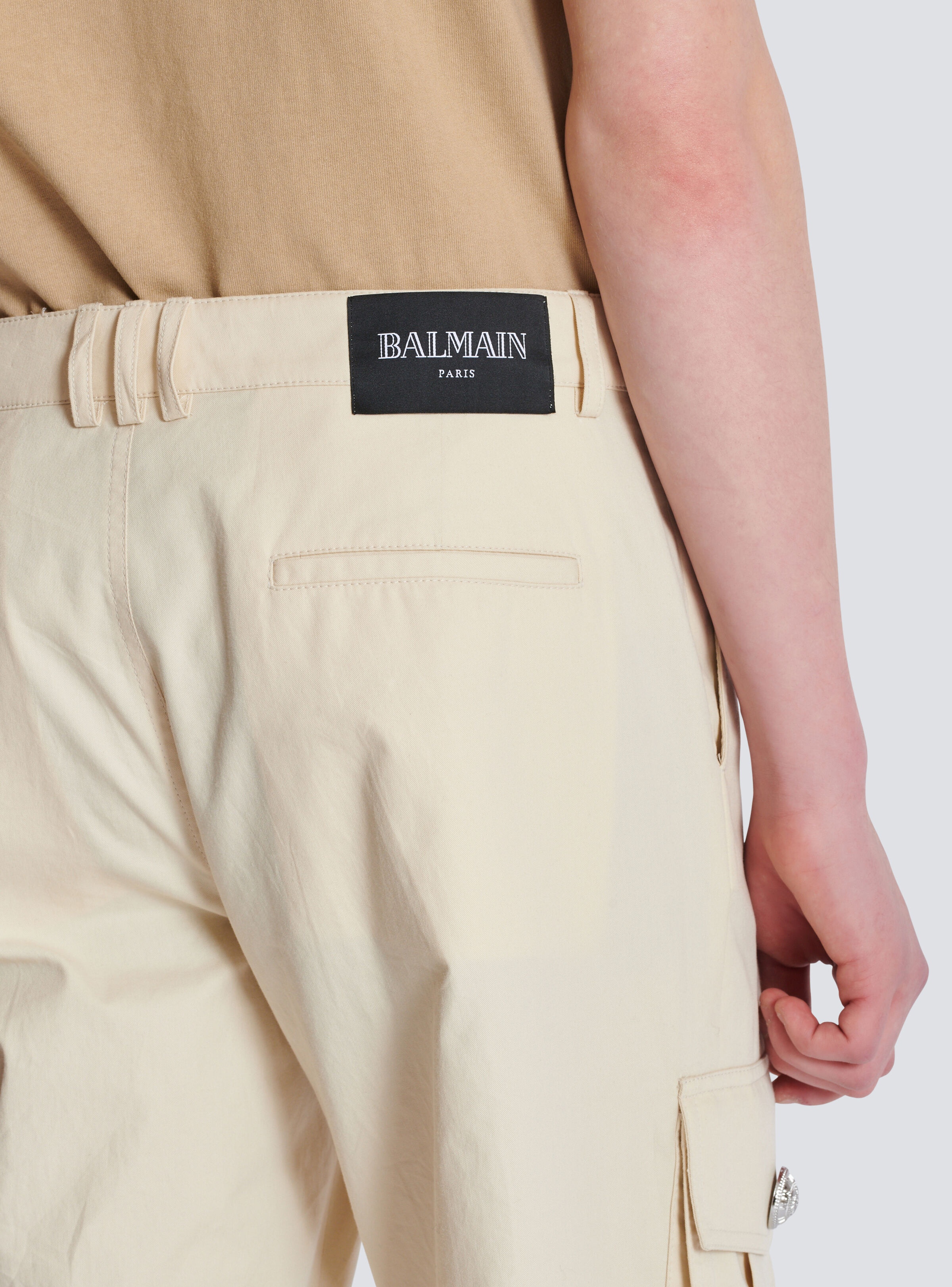 Cotton cargo trousers - 6