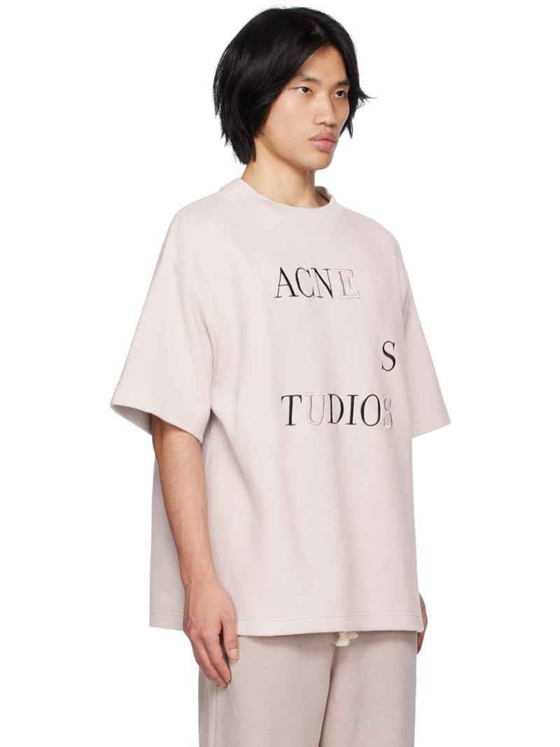 Acne Studios – Logo T-Shirt Beige 2