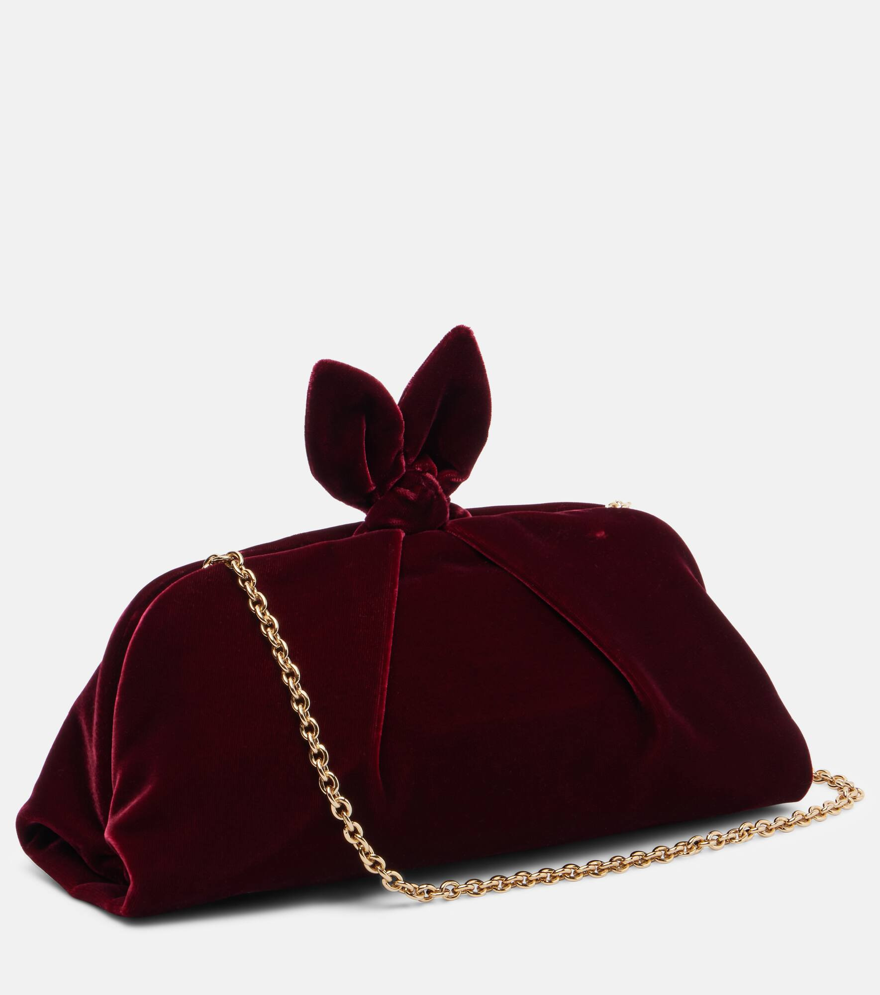 Bow Tie Small velvet clutch - 4