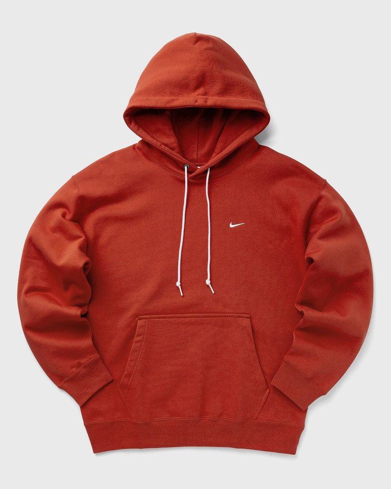 Nike Solo Swoosh 남성 Fleece Pullover 까마귀 - 1