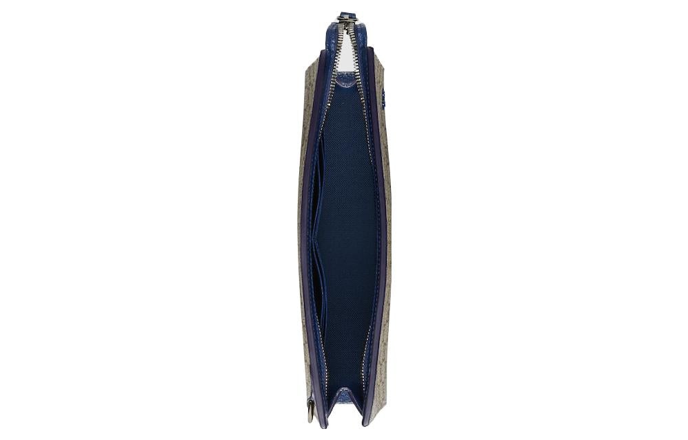 Gucci Pouch With GG Detail 'Beige Ebony Supreme' 768255-FACQC-9751 - 7
