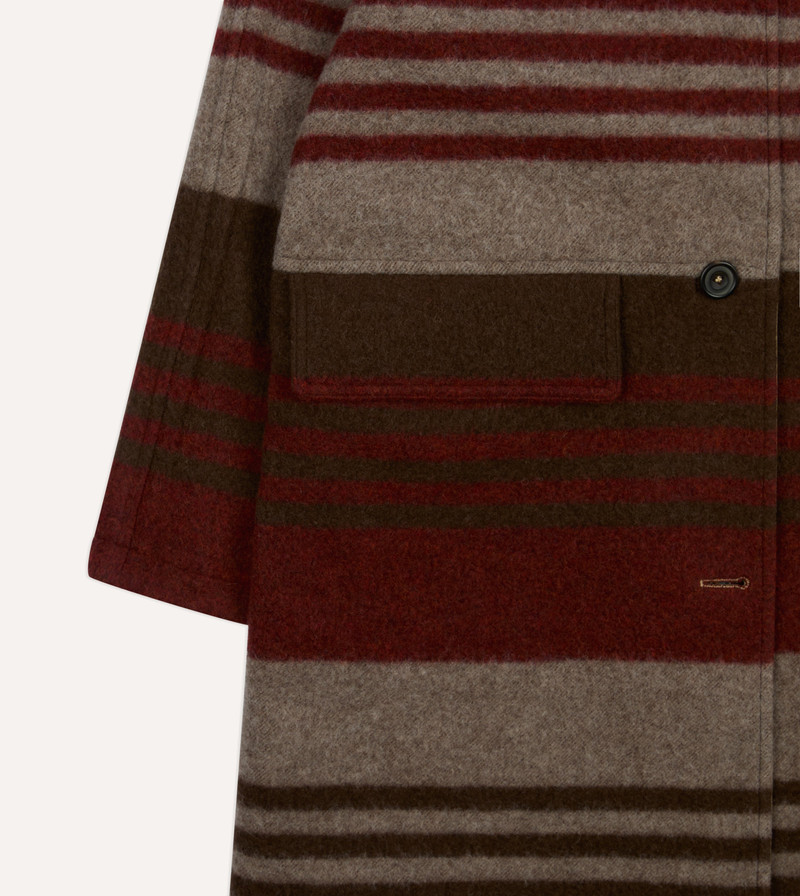 Reversible Cotton–Blanket Raglan Mac 12
