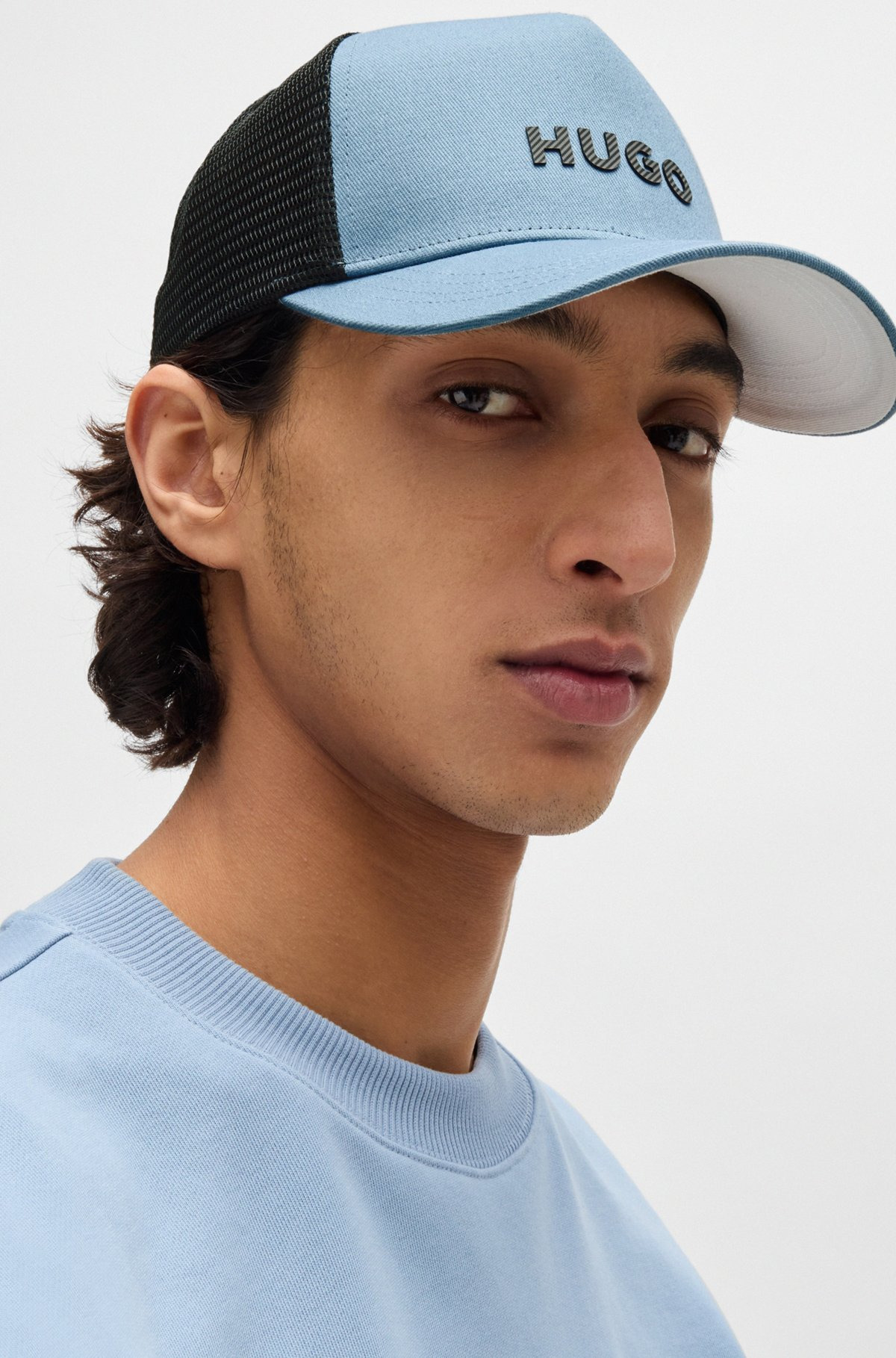 HUGO COTTON-TWILL CAP WITH LOGO - 4