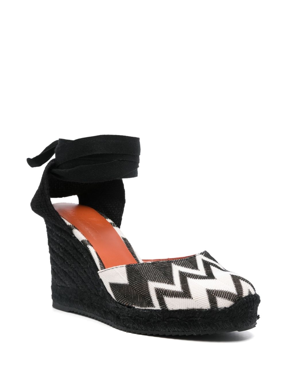 zigzag-woven espadrilles - 2