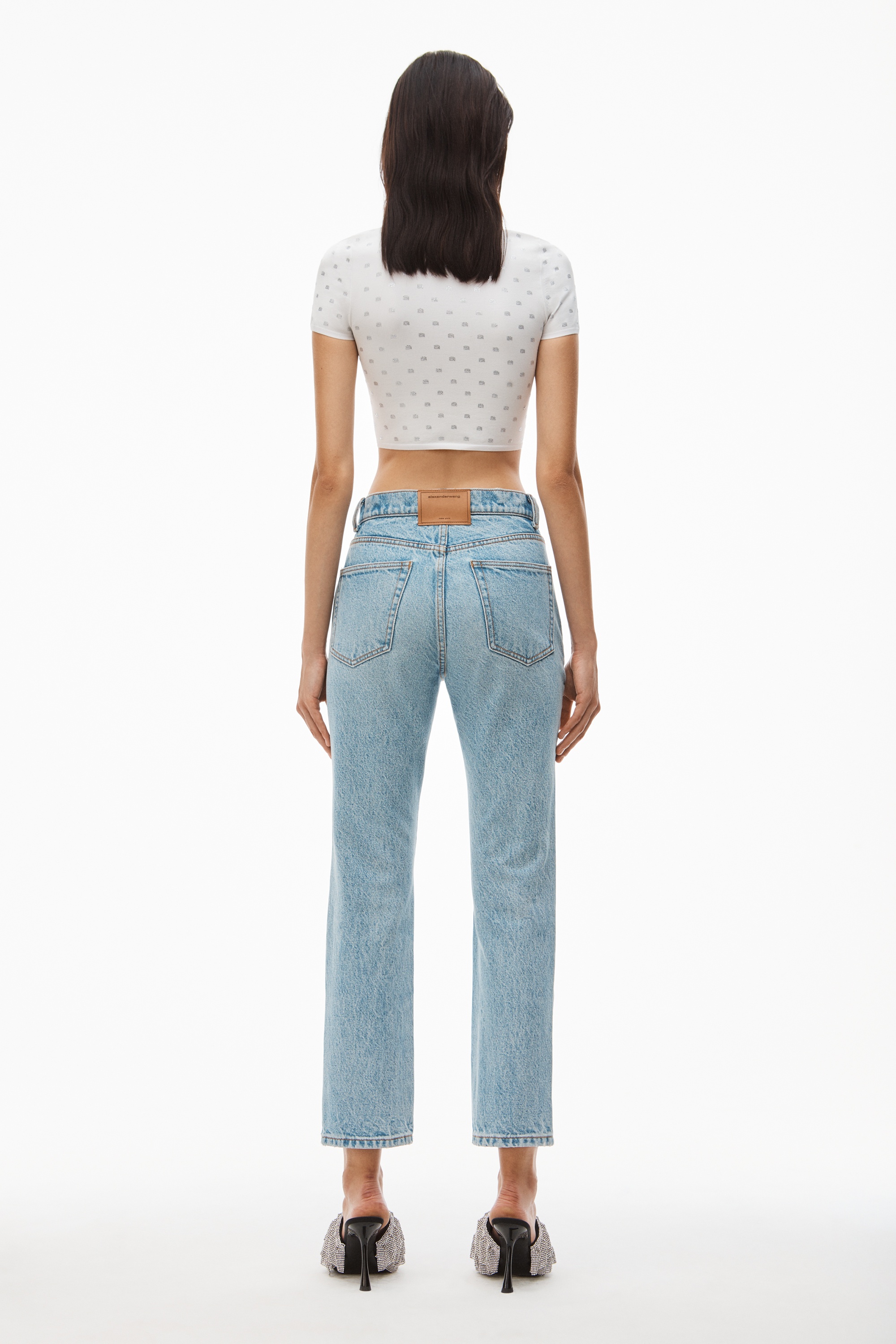 OG HIGH-RISE STOVEPIPE JEAN IN DENIM - 4
