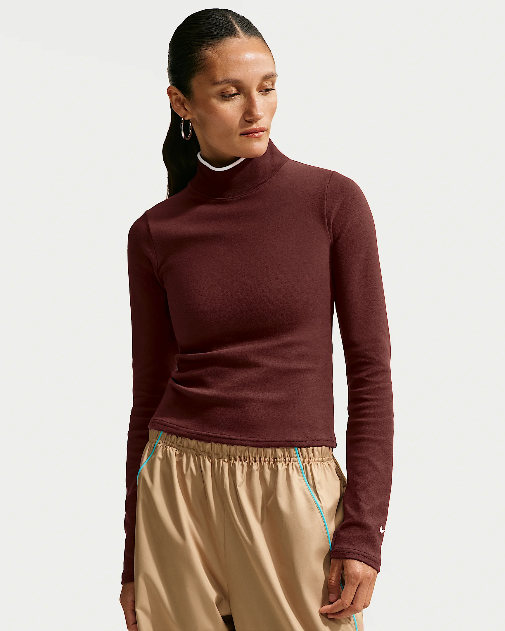 Nike Sportswear Women's Tight Long-Sleeve Mock-Neck Top - 1