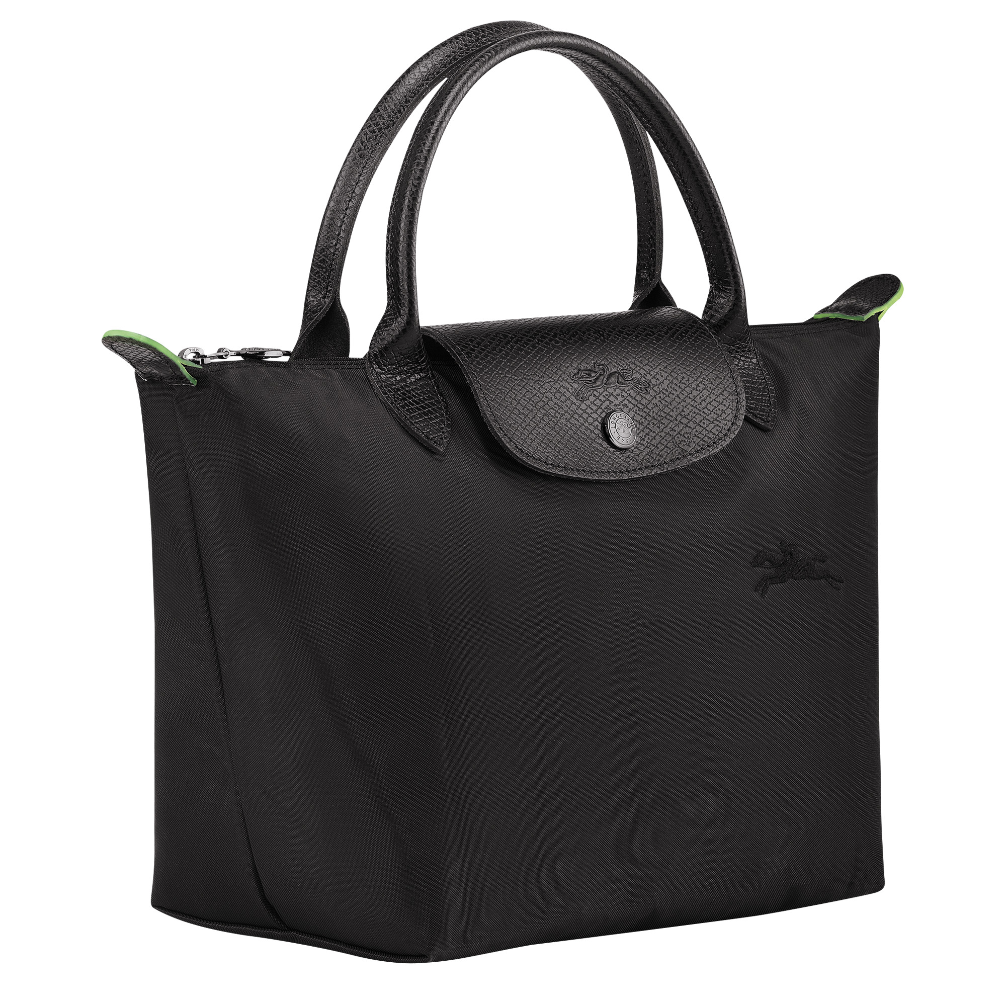 Le Pliage Green S Handbag Black - Recycled canvas - 3