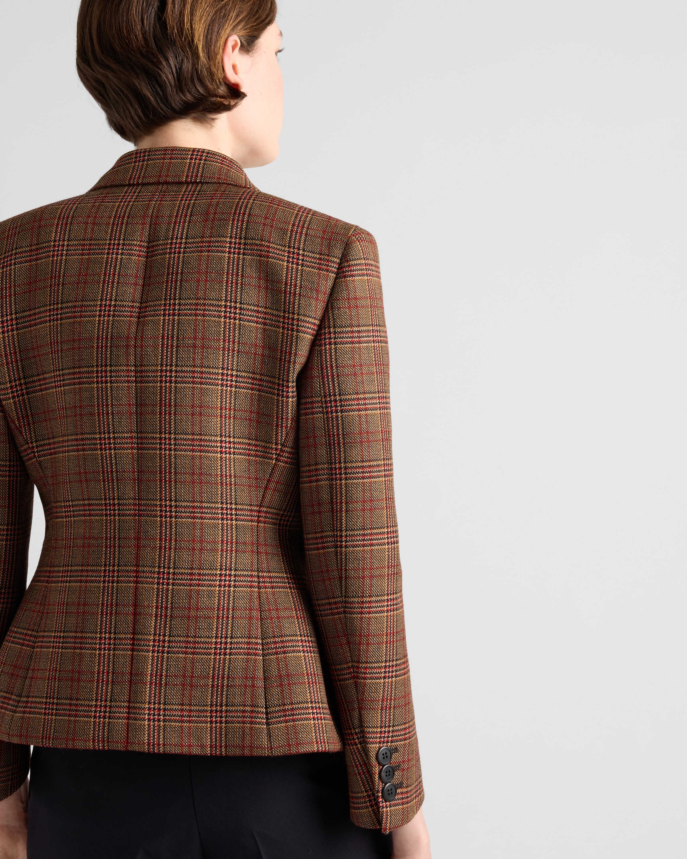 Single-breasted Prince of Wales checked jacket - 6