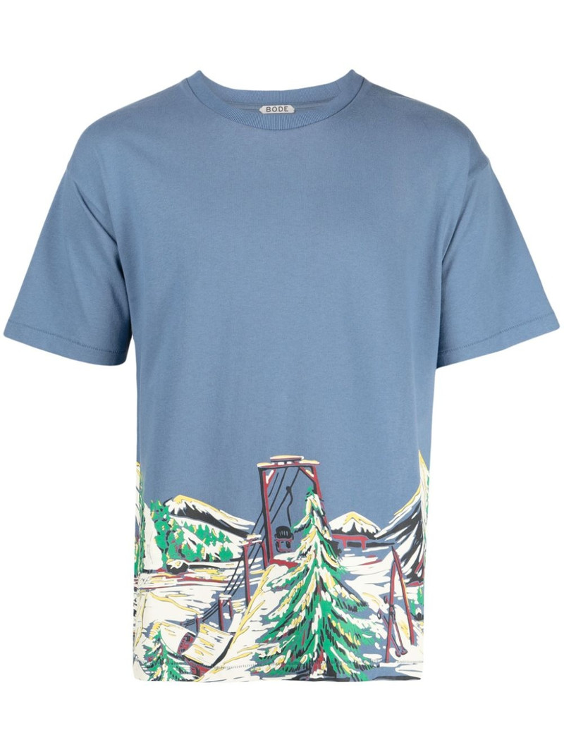 Ski Lift cotton T-shirt 1
