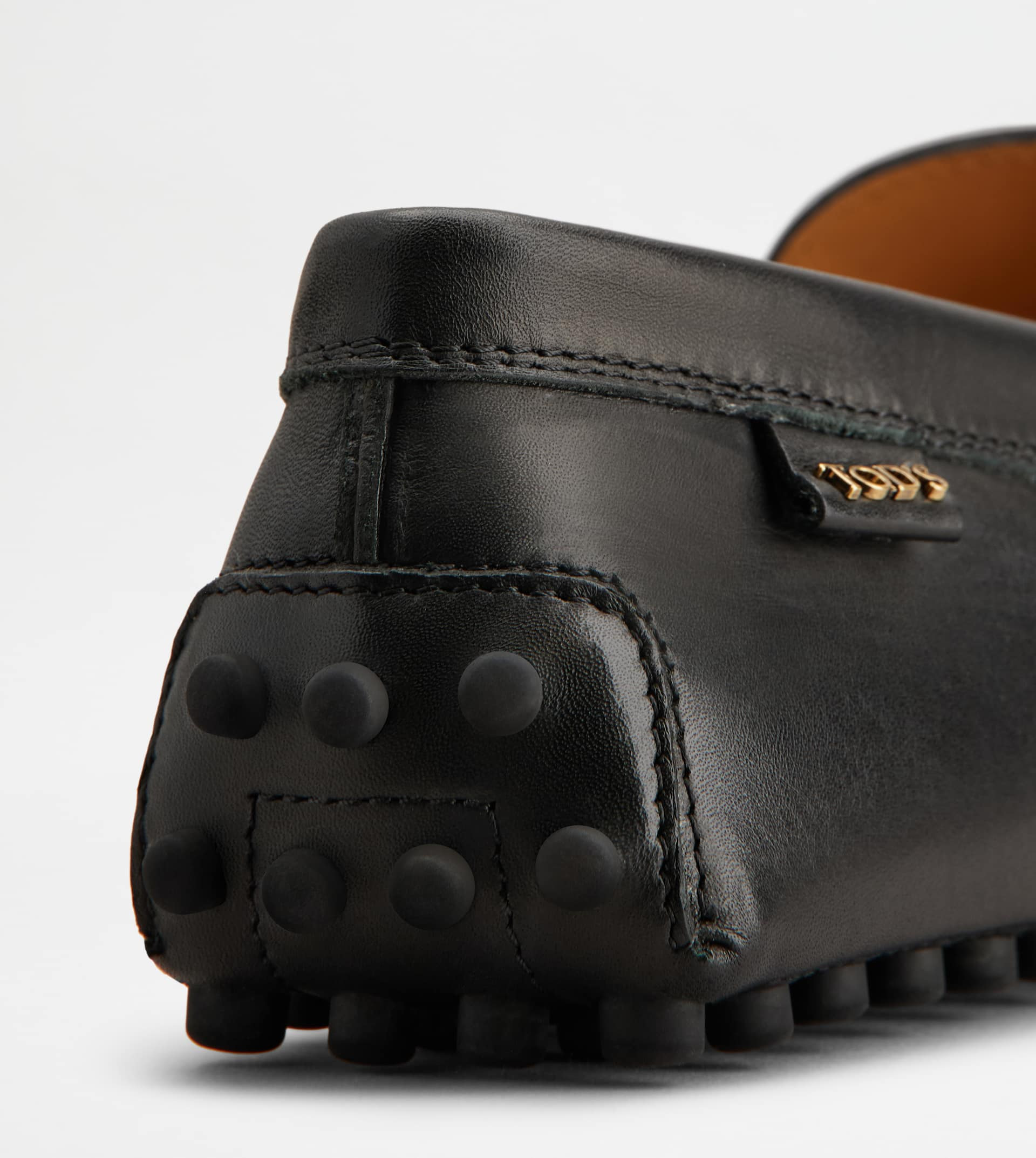 GOMMINO DRIVING SHOES IN LEATHER - BLACK - 5