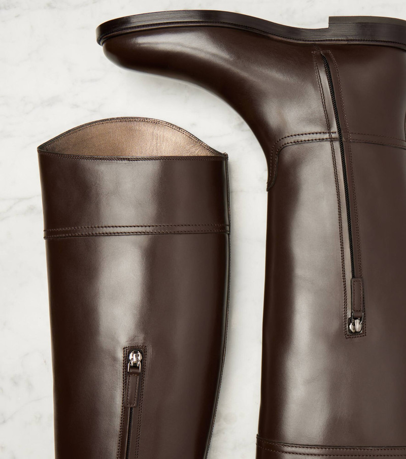 Monili leather knee-high boots 5