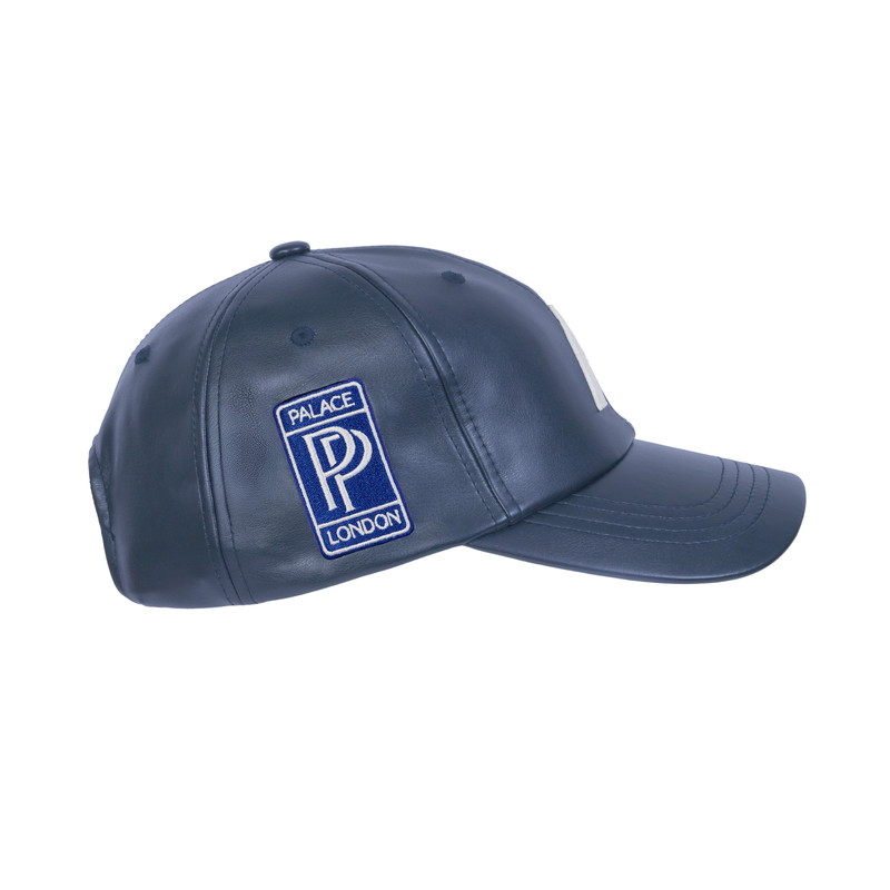 PALACE FAUX LEATHER P 6-PANEL NAVY outlook