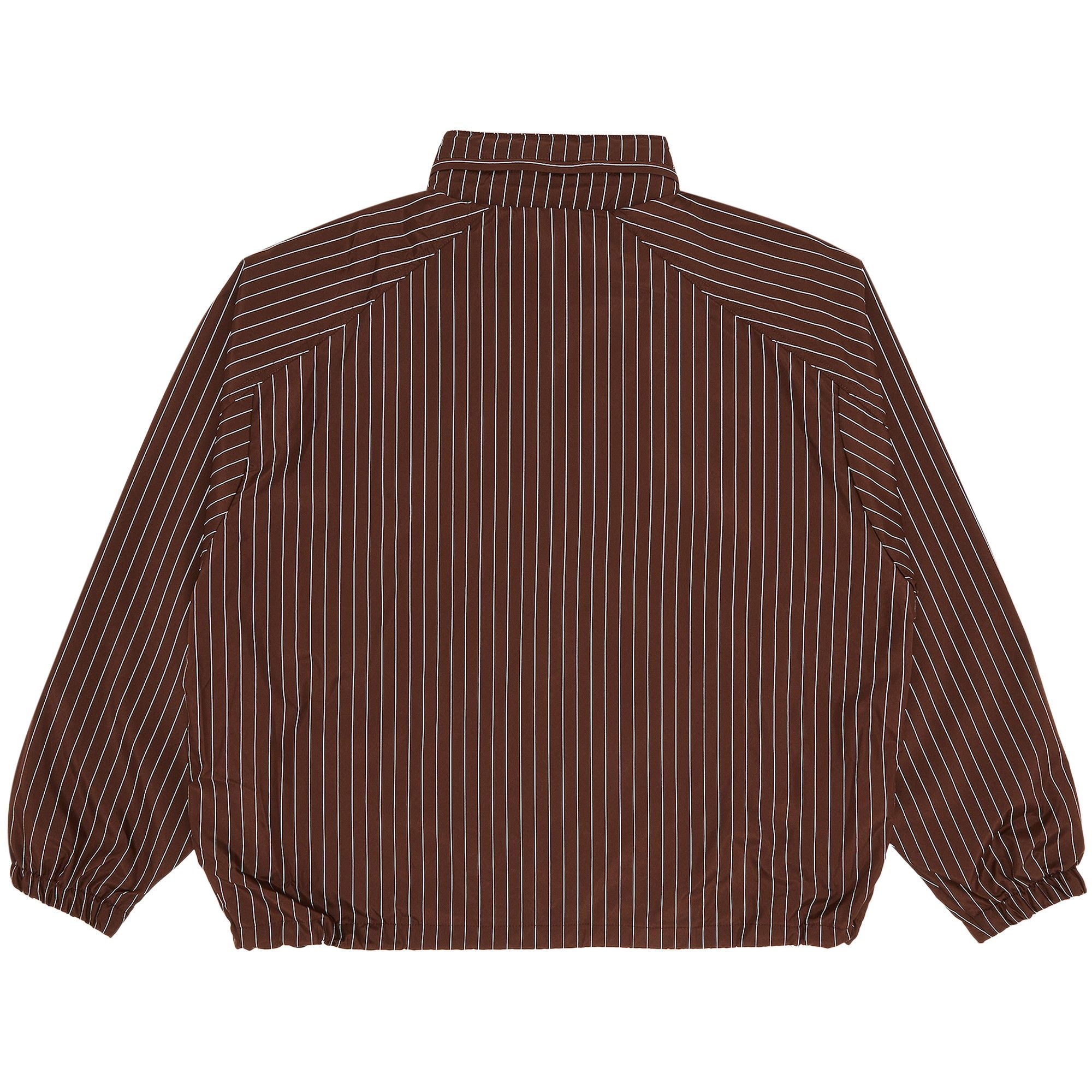Supreme Reflective Pinstripe Track Jacket 'Brown' - 2