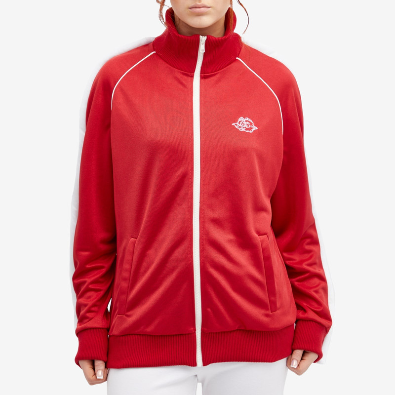 FIORUCCI Fiorucci Red Puffy Piping Angel Track Sweatshirt outlook