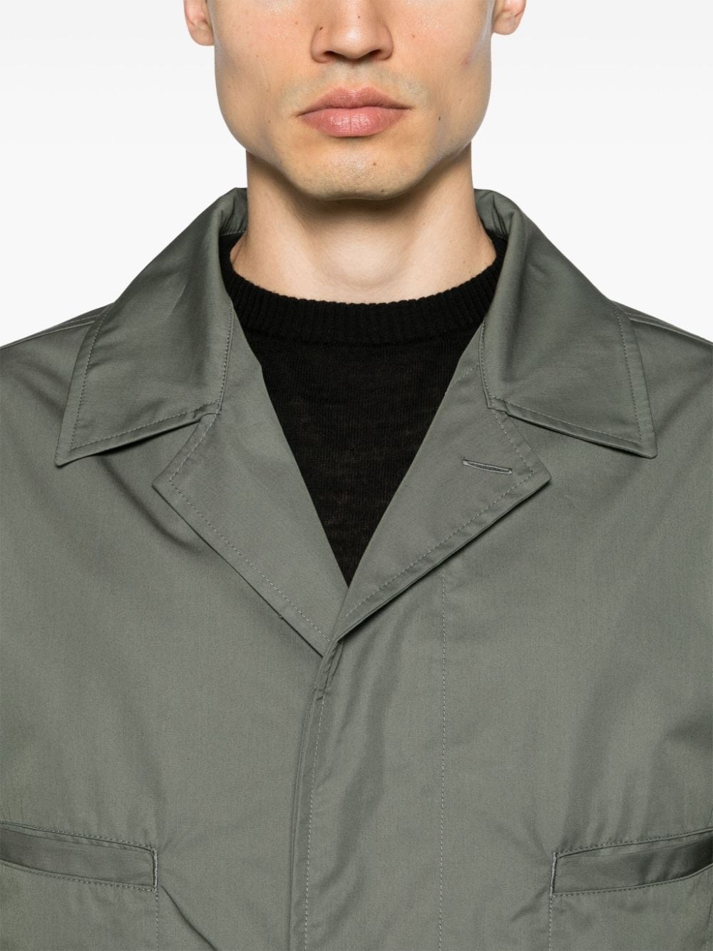 button-down cargo jacket - 5