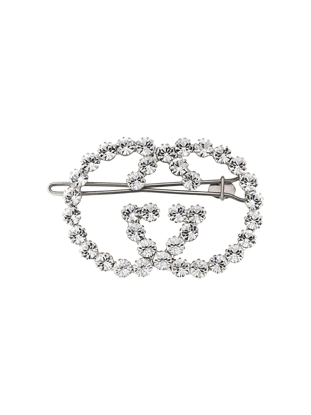 GG crystal-embellished hair clip - 1