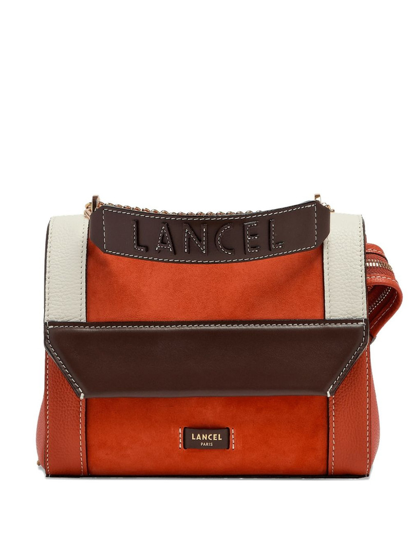Ninon logo handle flap tote bag 1