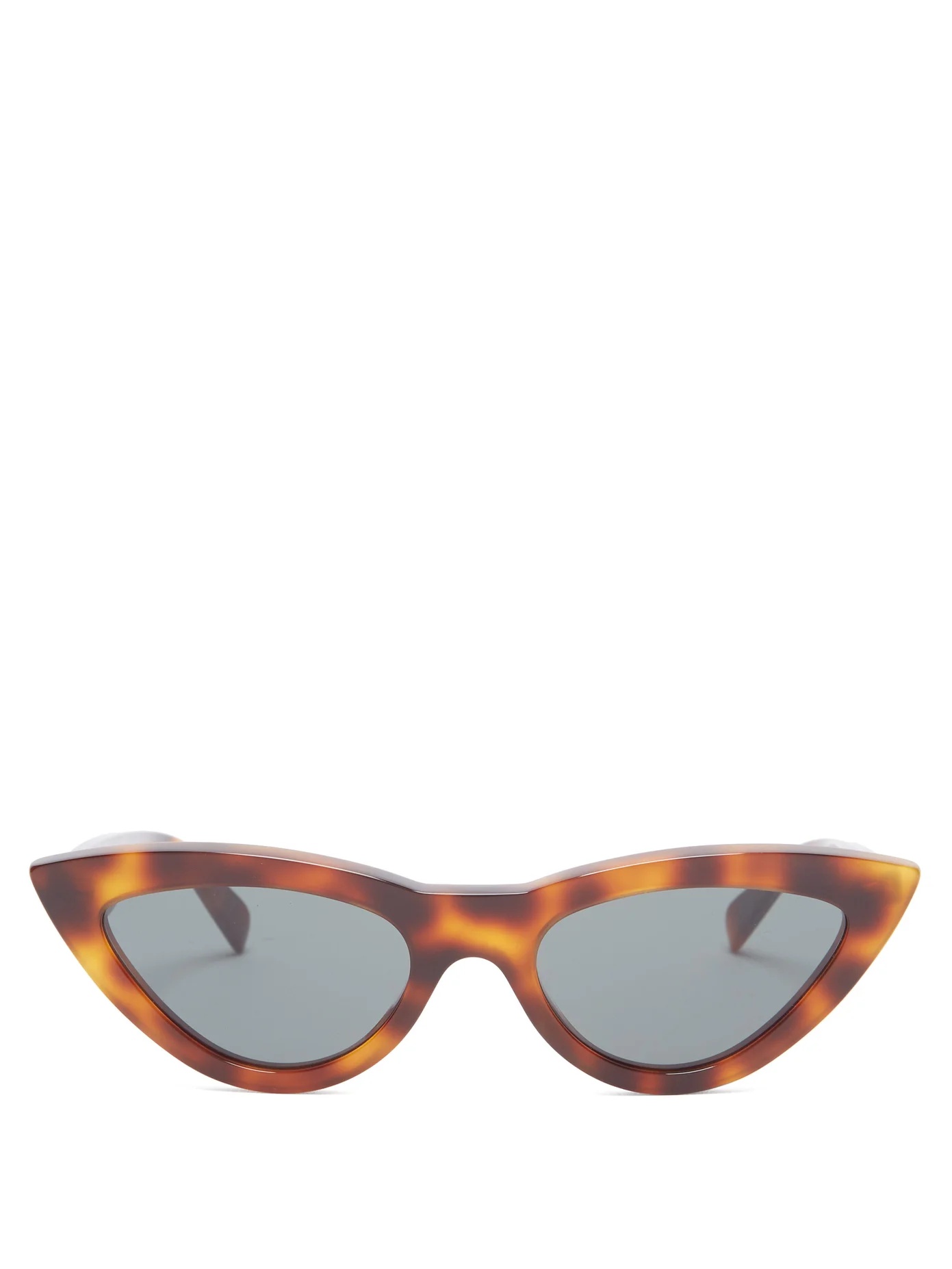 Cat-eye tortoiseshell acetate sunglasses - 1