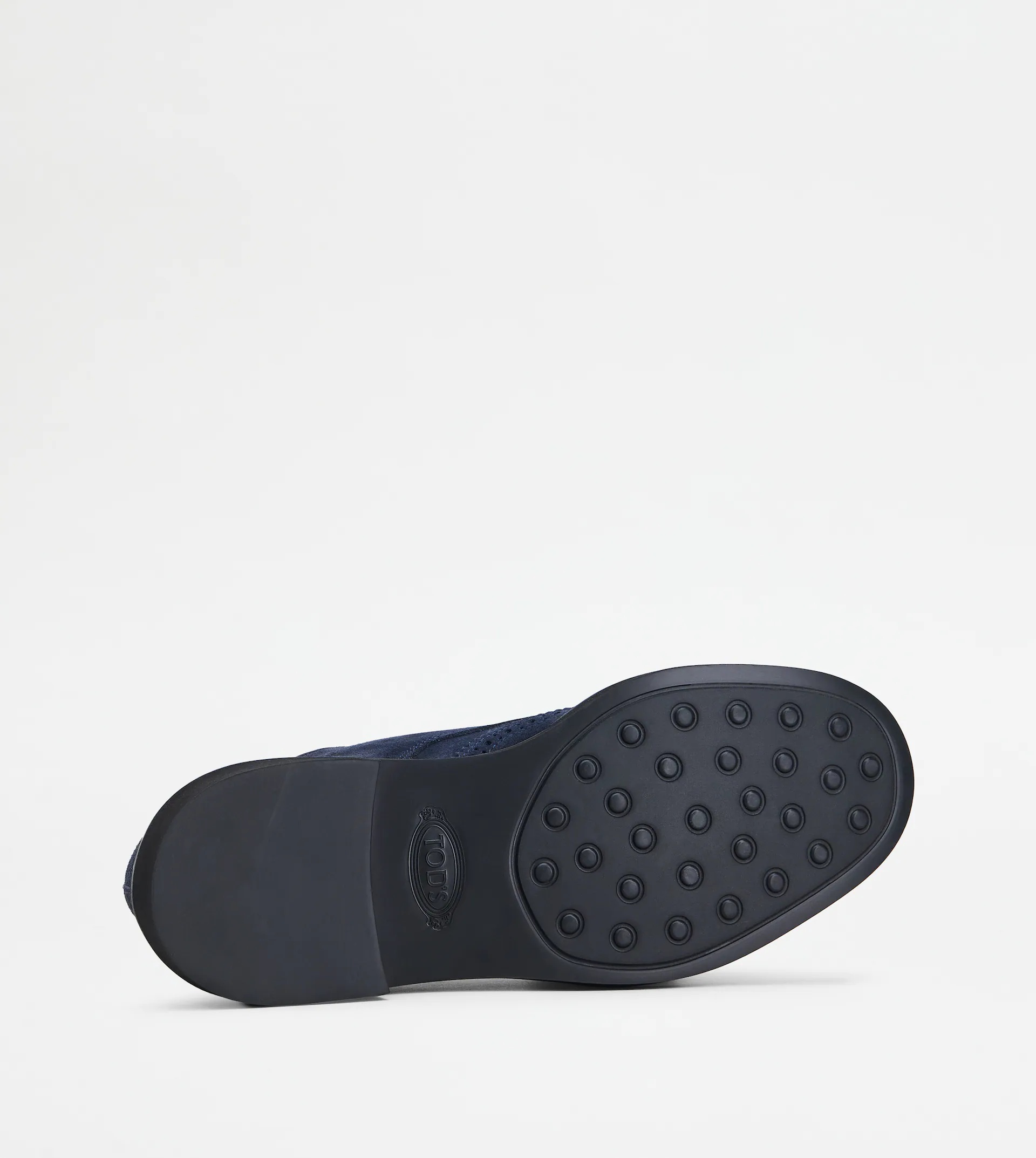 LACE-UPS IN SUEDE - BLUE - 5