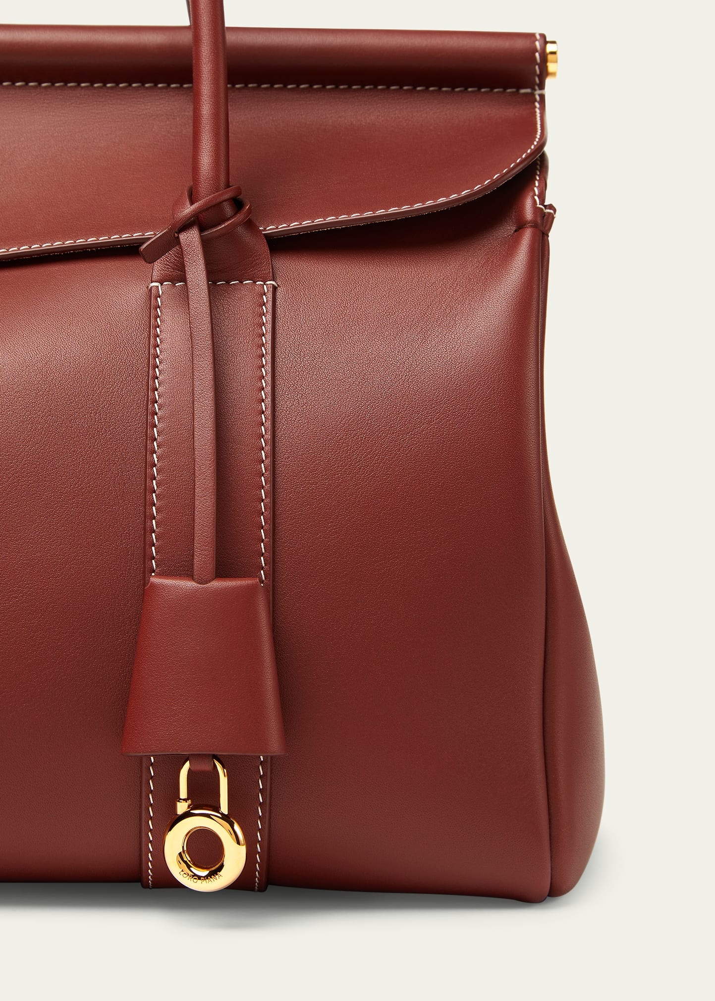 Loom 32 Rounded Leather Top-Handle Bag - 5