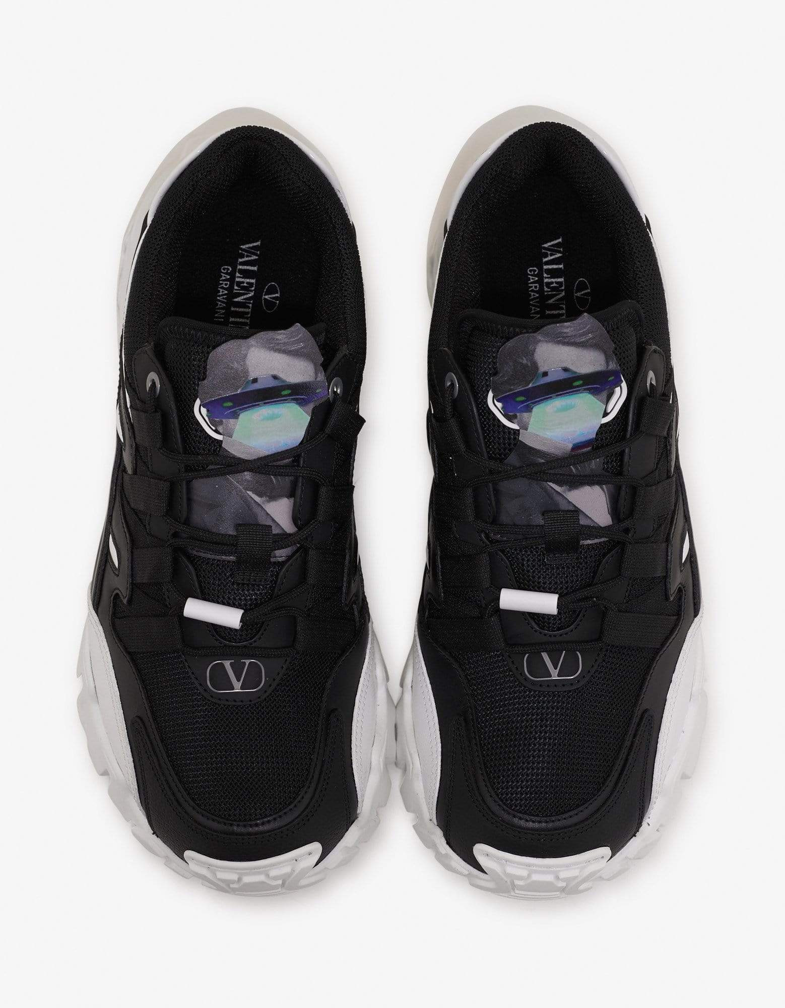 Valentino Undercover Black & White Climbers Trainers - 5