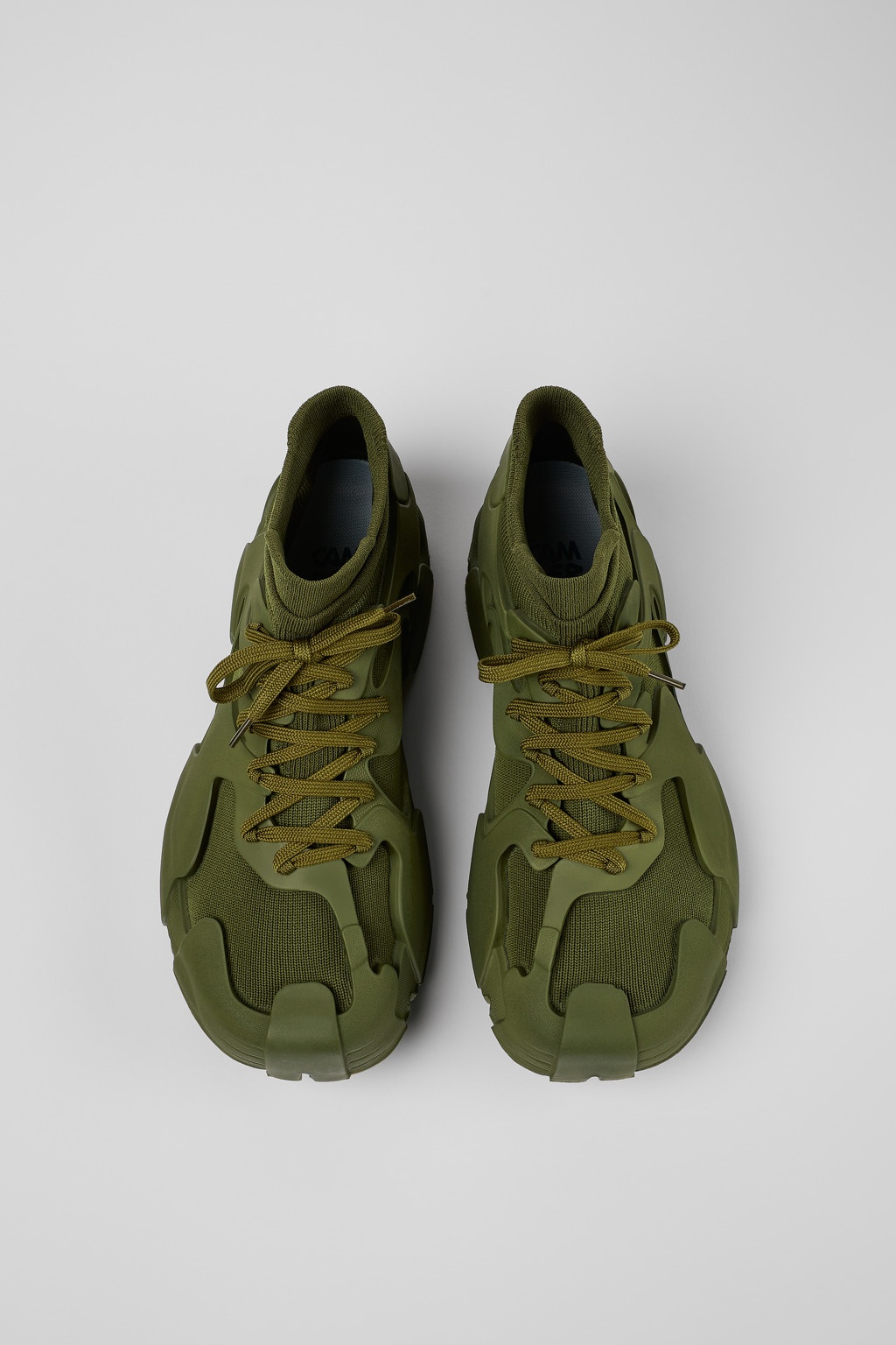 Green Synthetic Sneaker - 4