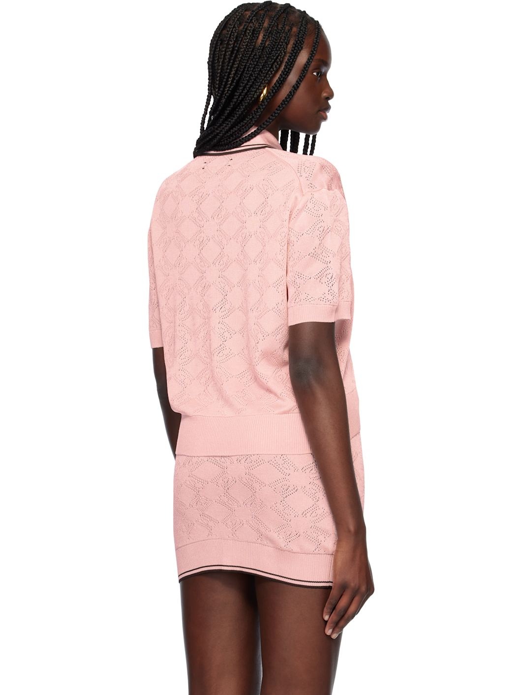 Pink MA Quad Polo - 3