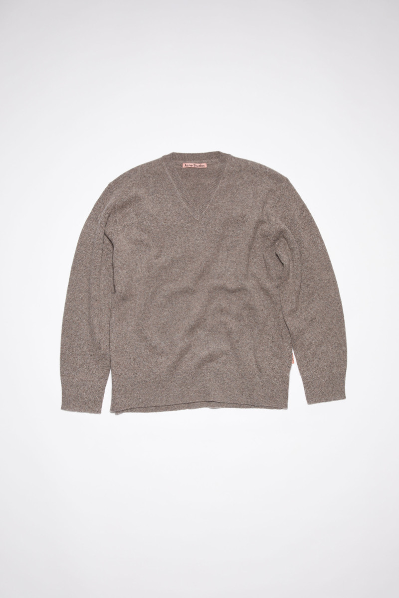 Wool cashmere jumper - Fox grey 1